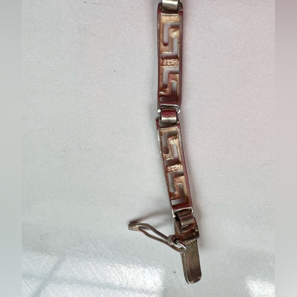 Vintage SET Sterling Silver Bracelet and Earring - Picture 3 of 5